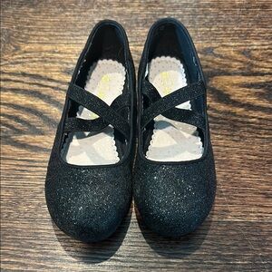 Dream Pairs Black Dress Shoes with Elegant Shimmer, Size 12 (57)